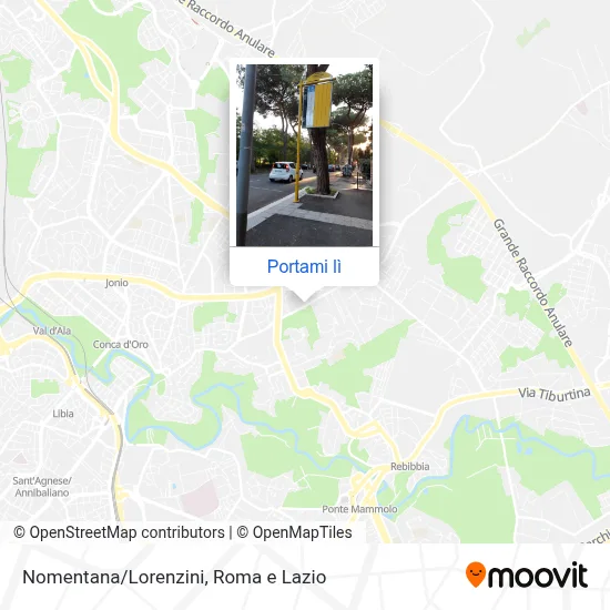 Mappa Nomentana/Lorenzini