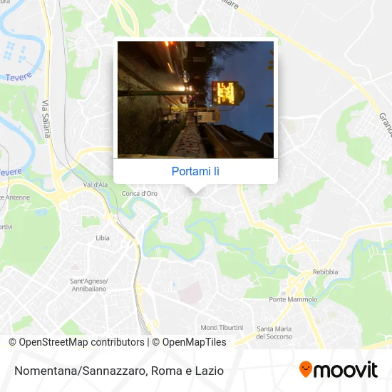 Mappa Nomentana/Sannazzaro