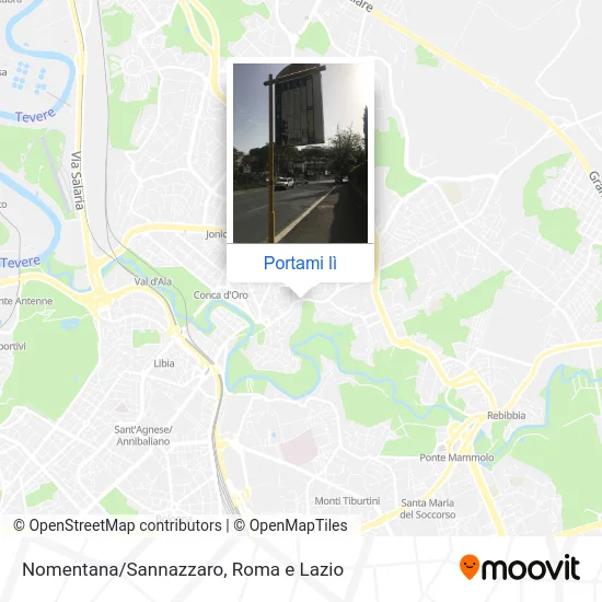 Mappa Nomentana/Sannazzaro