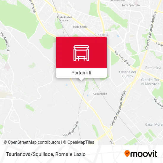 Mappa Taurianova/Squillace