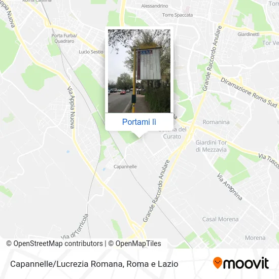 Mappa Capannelle/Lucrezia Romana