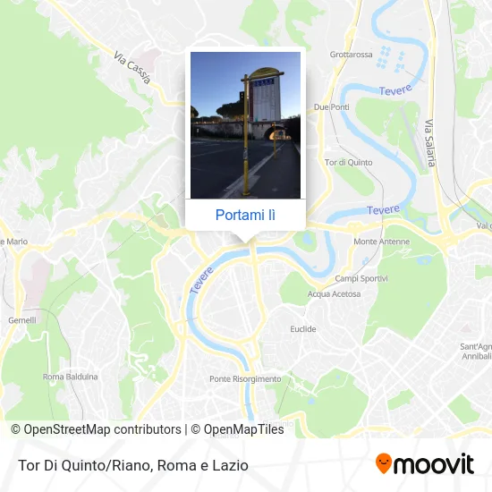 Mappa Tor Di Quinto/Riano