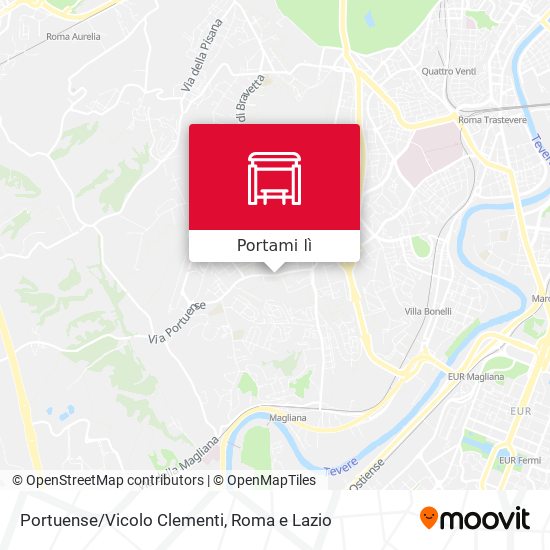 Mappa Portuense/Vicolo Clementi