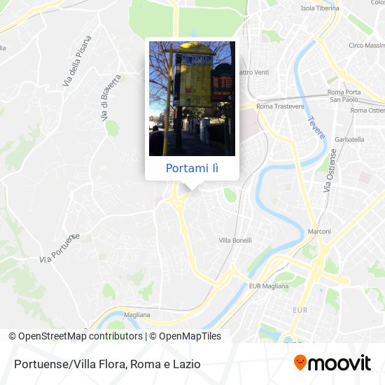 Mappa Portuense/Villa Flora