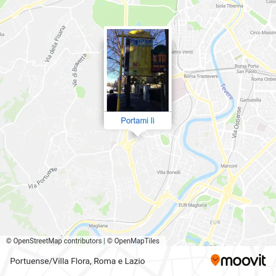 Mappa Portuense/Villa Flora