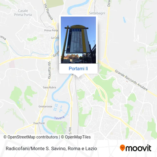 Mappa Radicofani/Monte S. Savino