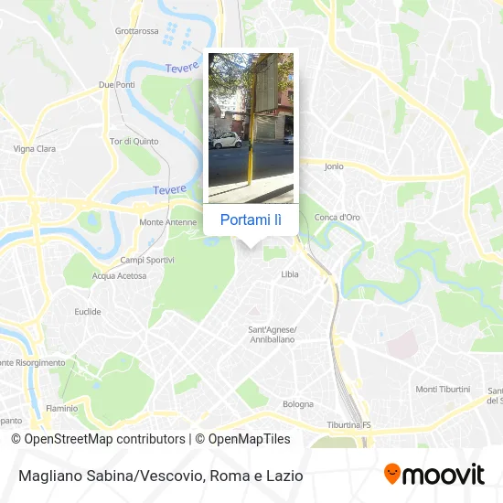 Mappa Magliano Sabina/Vescovio