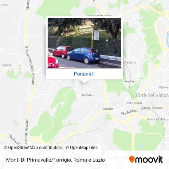 Mappa Monti Di Primavalle/Torrigio