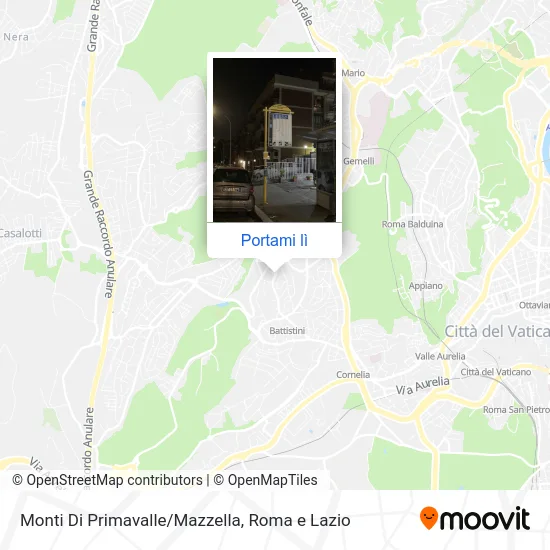 Mappa Monti Di Primavalle/Mazzella