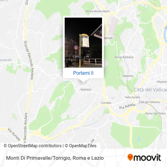 Mappa Monti Di Primavalle/Torrigio