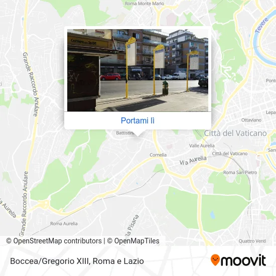 Mappa Boccea/Gregorio XIII