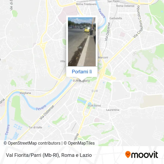 Mappa Val Fiorita/Parri (Mb-Rl)