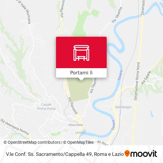 Mappa V.le Conf. Ss. Sacramento / Cappella 49