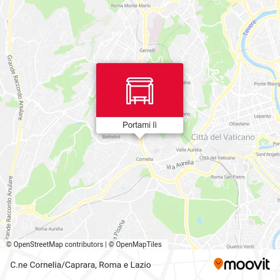 Mappa C.ne Cornelia/Caprara