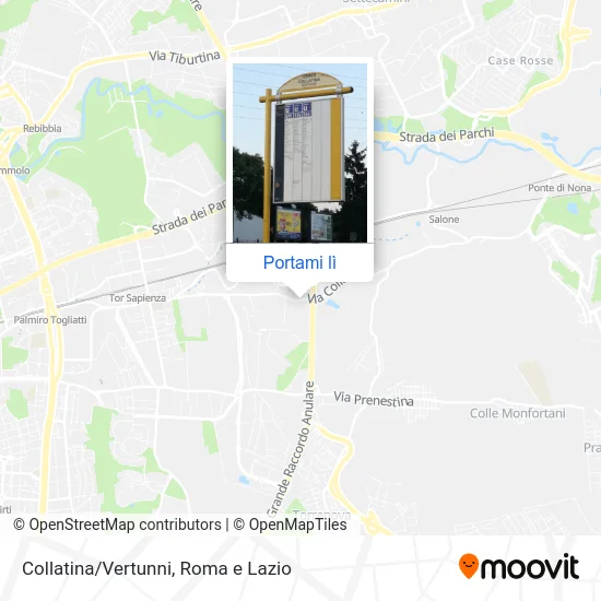 Mappa Collatina/Vertunni