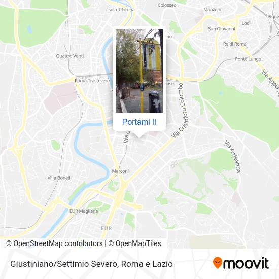 Mappa Giustiniano/Settimio Severo