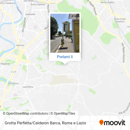 Mappa Grotta Perfetta/Calderon Barca