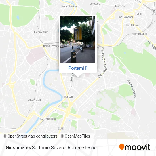 Mappa Giustiniano/Settimio Severo