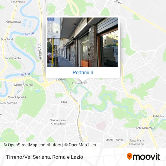 Mappa Tirreno/Val Seriana