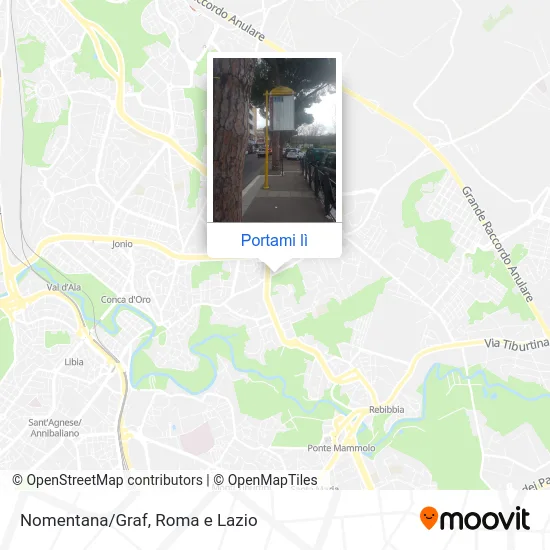 Mappa Nomentana/Graf
