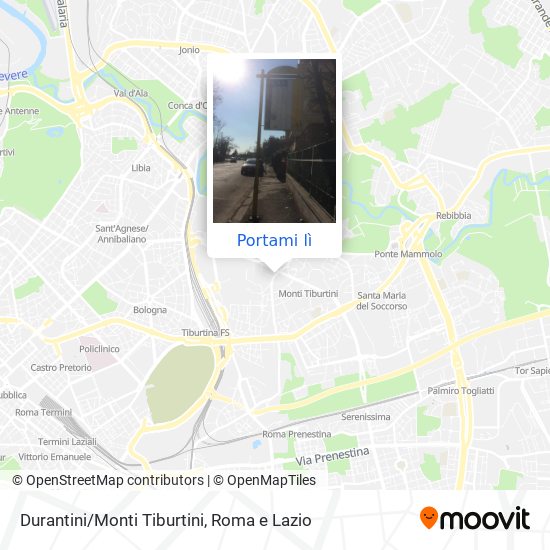 Mappa Durantini/Monti Tiburtini