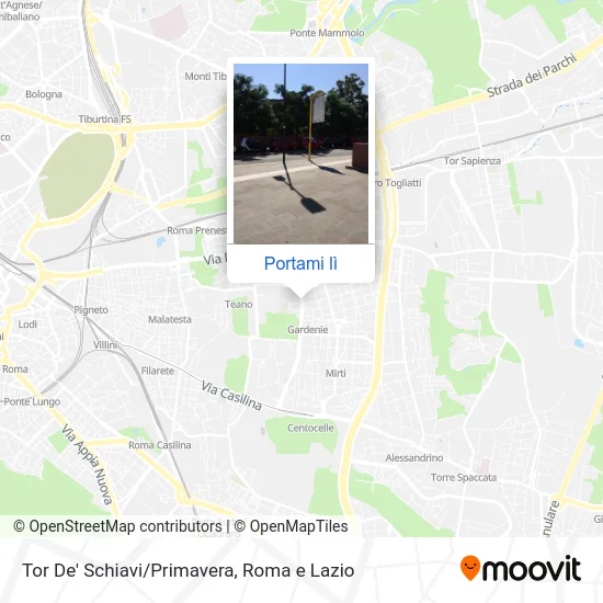 Mappa Tor De' Schiavi/Primavera