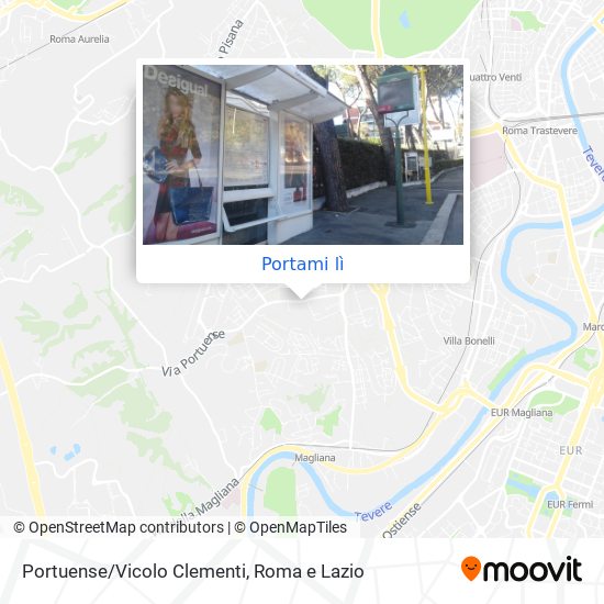 Mappa Portuense/Vicolo Clementi