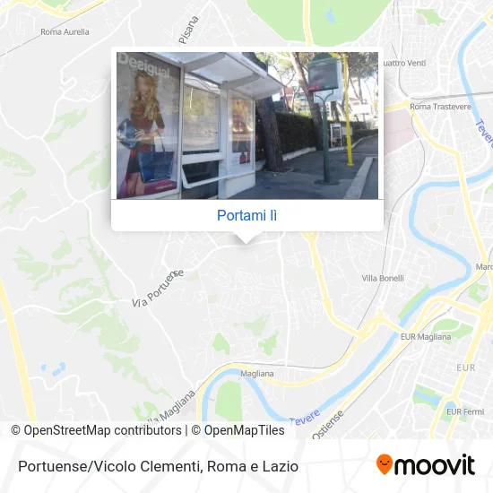 Mappa Portuense/Vicolo Clementi