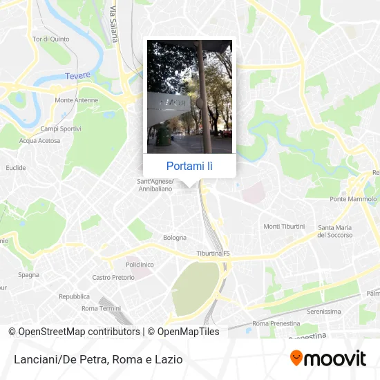 Mappa Lanciani/De Petra