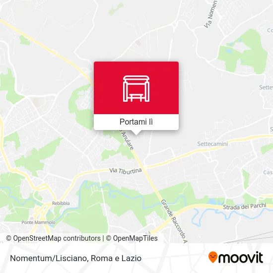 Mappa Nomentum/Lisciano