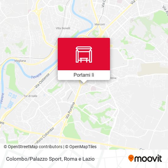 Mappa Colombo/Palazzo Sport