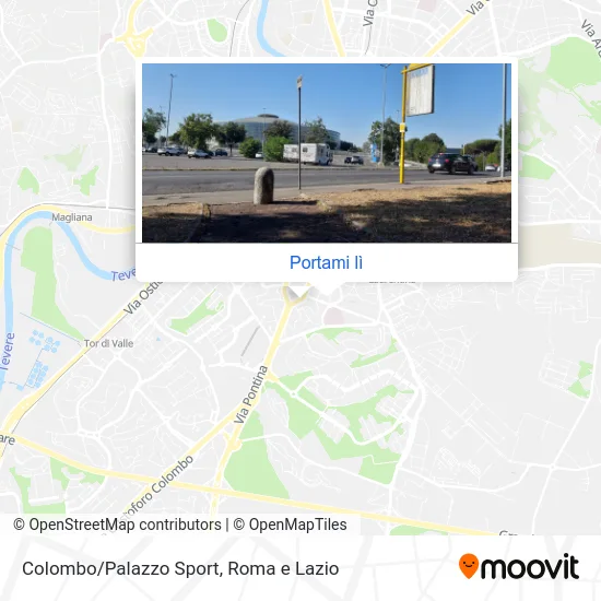 Mappa Colombo/Palazzo Sport