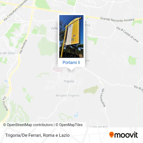 Mappa Trigoria/De Ferrari