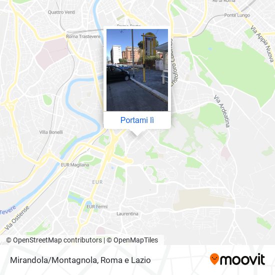 Mappa Mirandola/Montagnola