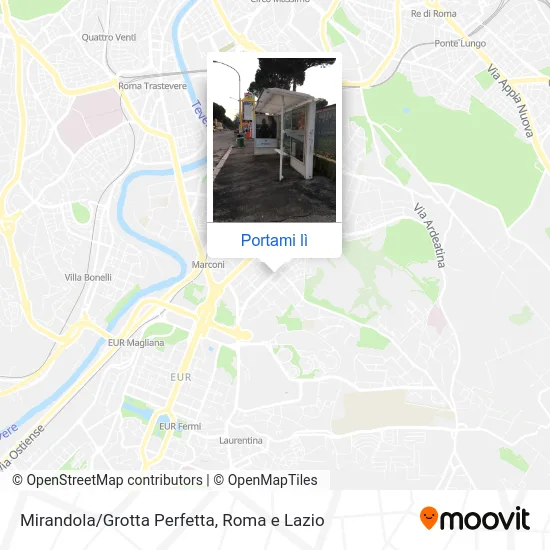 Mappa Mirandola/Grotta Perfetta