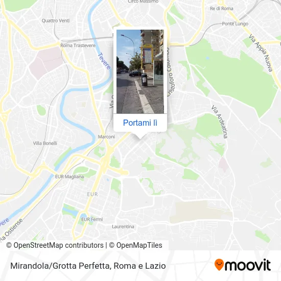 Mappa Mirandola/Grotta Perfetta