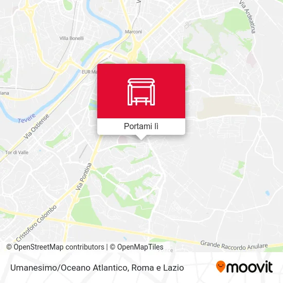 Mappa Umanesimo/Oceano Atlantico