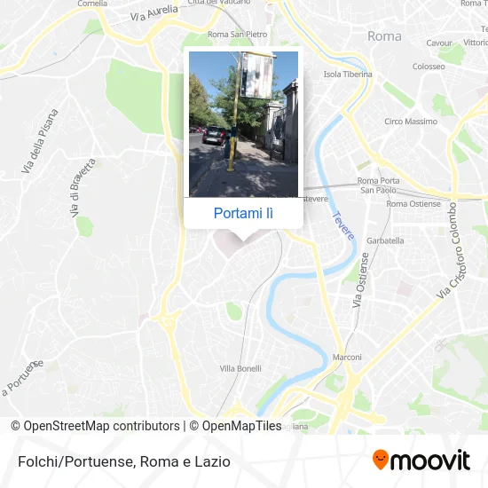 Mappa Folchi/Portuense