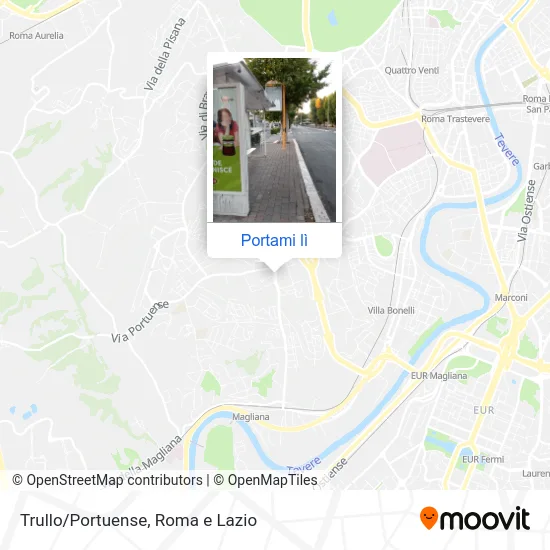 Mappa Trullo/Portuense