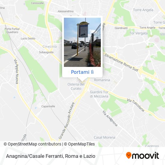 Mappa Anagnina/Casale Ferranti