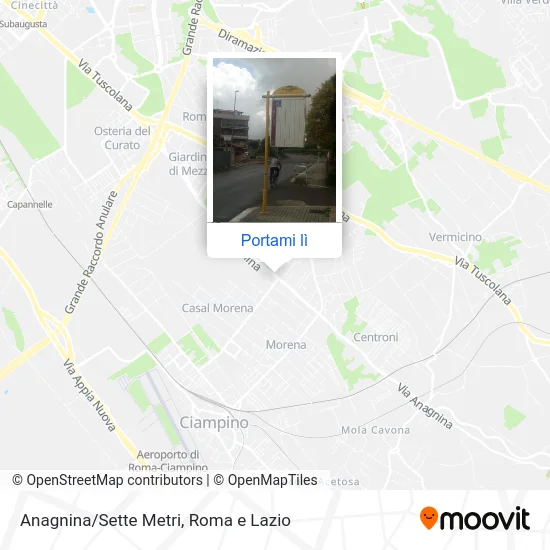 Mappa Anagnina/Sette Metri