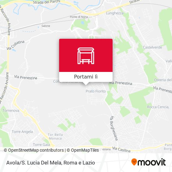 Mappa Avola/S. Lucia Del Mela