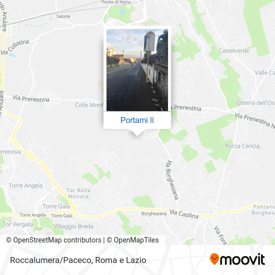 Mappa Roccalumera/Paceco