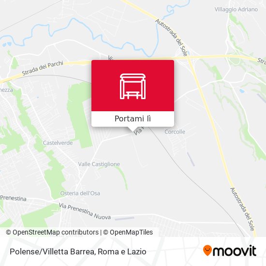 Mappa Polense/Villetta Barrea
