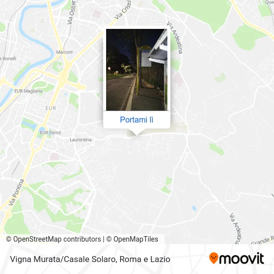 Mappa Vigna Murata/Casale Solaro