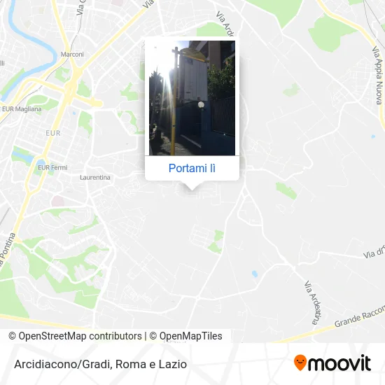 Mappa Arcidiacono/Gradi