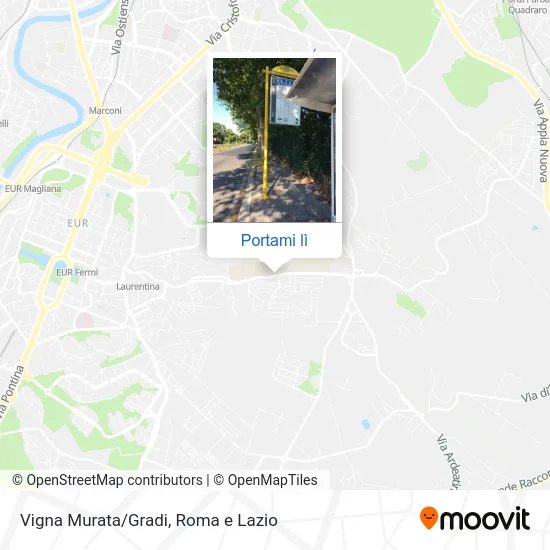 Mappa Vigna Murata/Gradi