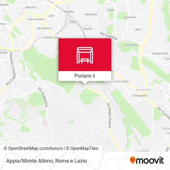 Mappa Appia/Monte Albino