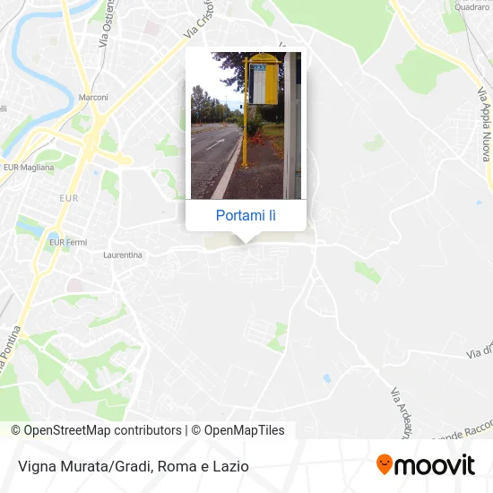 Mappa Vigna Murata/Gradi