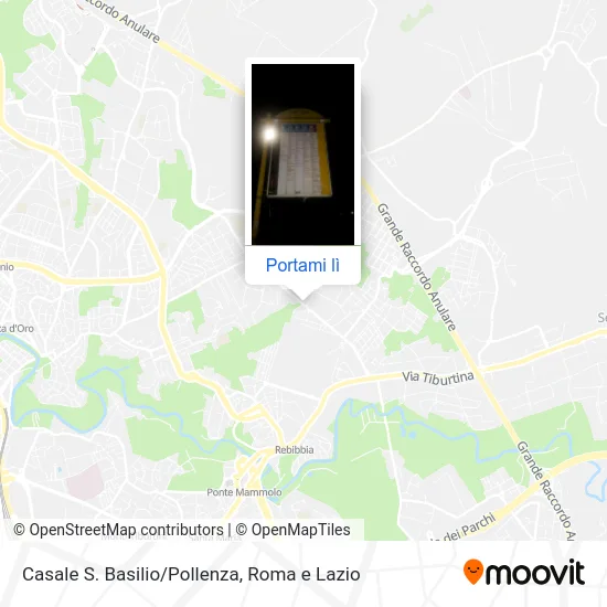 Mappa Casale S. Basilio/Pollenza